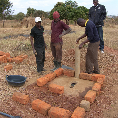 Building a latrine